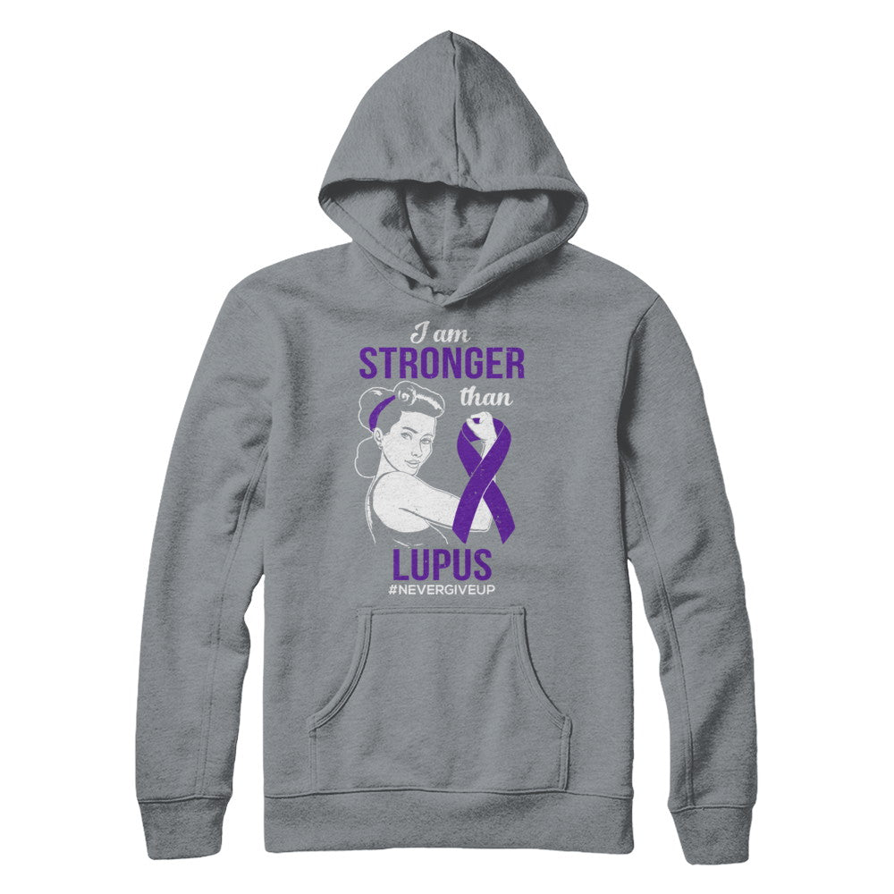 I Am Stronger Than Lupus Awareness Support T-Shirt & Hoodie | Teecentury.com