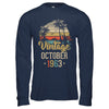 Retro Classic Vintage October 1963 59th Birthday Gift T-Shirt & Hoodie | Teecentury.com