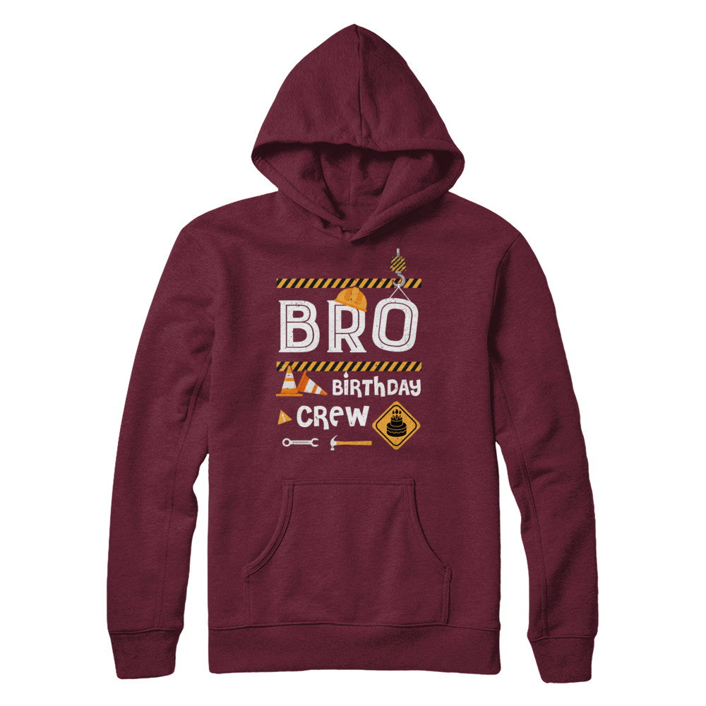 Brother Birthday Crew Construction Birthday Party Gift T-Shirt & Hoodie | Teecentury.com