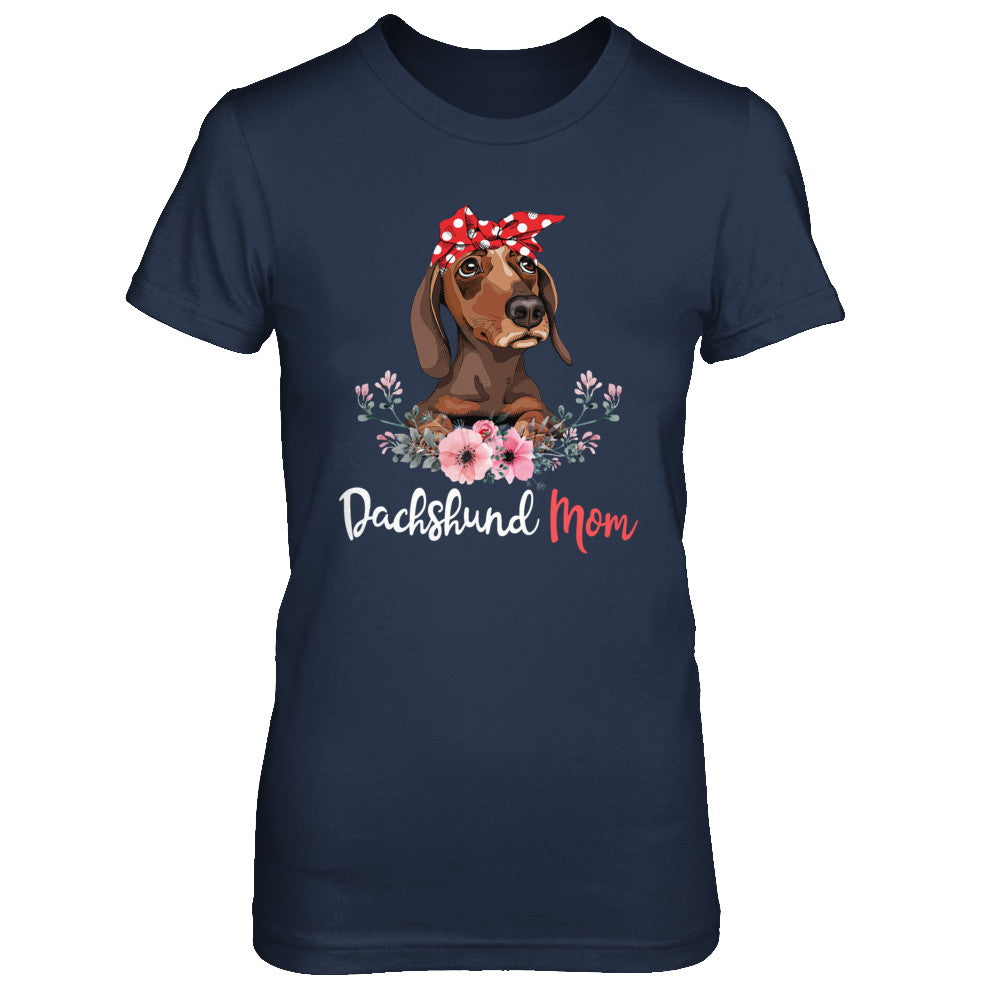Dachshund Mom Gift For Women Dog Lover T-Shirt & Hoodie | Teecentury.com