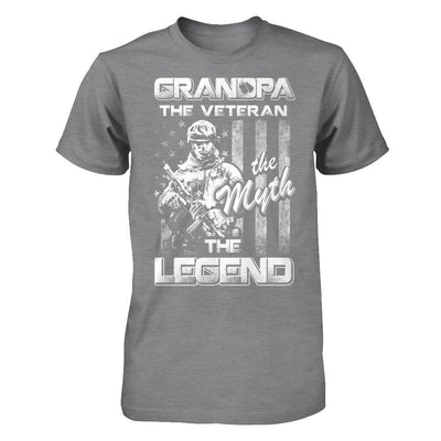 Grandpa The Veteran The Myth The Legend T-Shirt & Hoodie | Teecentury.com
