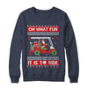 Oh What Fun It Is To Ride Golf Ugly Christmas Sweater T-Shirt & Sweatshirt | Teecentury.com