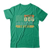 Vintage Retro BEST DOG GRANDPA EVER American Flag Fathers Day T-Shirt & Hoodie | Teecentury.com