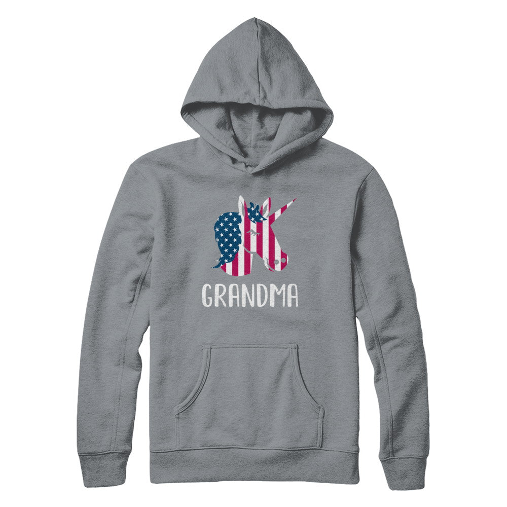 Patriotic Grandma Unicorn Americorn 4Th Of July T-Shirt & Hoodie | Teecentury.com