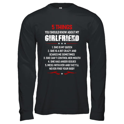 5 Things You Should Know About My Girlfriend Boyfriend T-Shirt & Hoodie | Teecentury.com