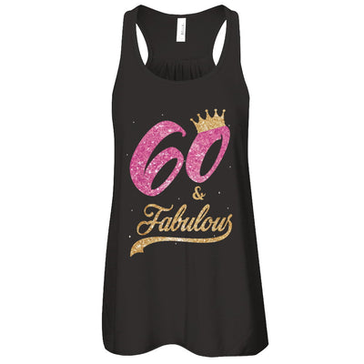 60 And Fabulous 1962 60th Birthday Gift T-Shirt & Tank Top | Teecentury.com