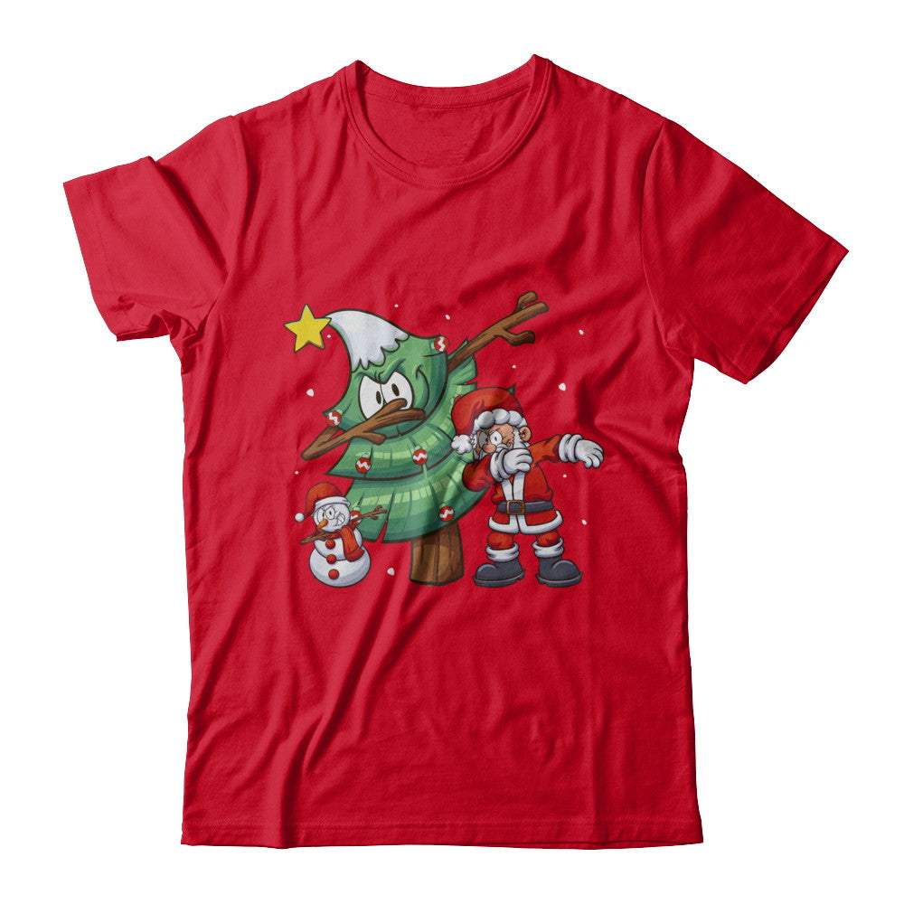 Dabbing Santa Through The Snow T-Shirt & Sweatshirt | Teecentury.com