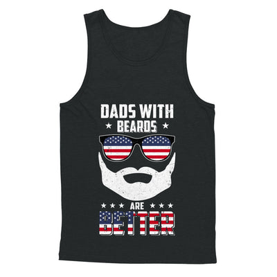 Dads With Beards Are Better American Flag Fathers Day T-Shirt & Hoodie | Teecentury.com