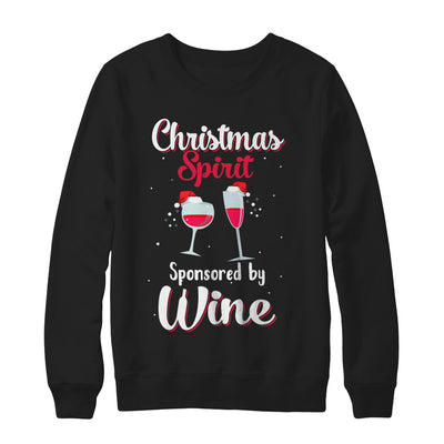 Holiday Party Christmas Spirit Sponsored By Wine T-Shirt & Sweatshirt | Teecentury.com