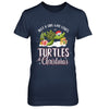 Just A Girl Who Loves Turtles And Christmas T-Shirt & Sweatshirt | Teecentury.com