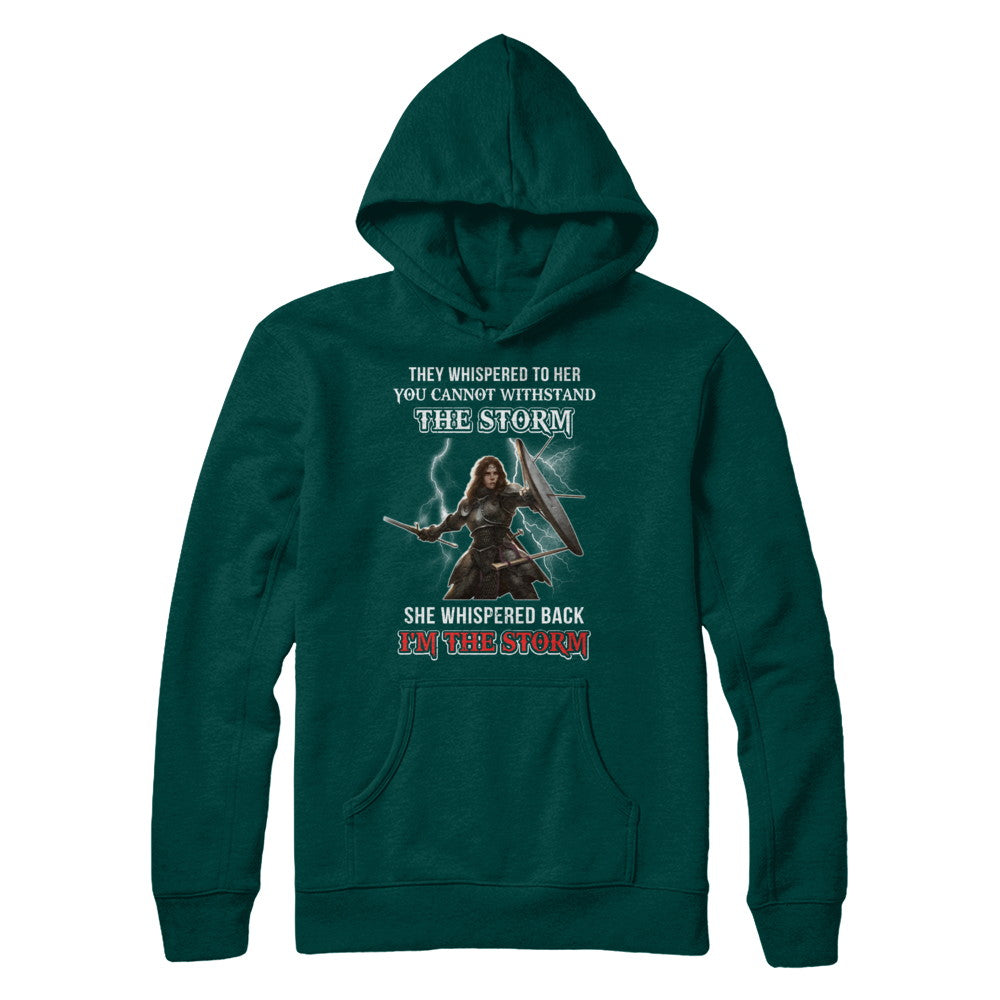 Knight Female She Whispered Back I Am The Storm T-Shirt & Hoodie | Teecentury.com
