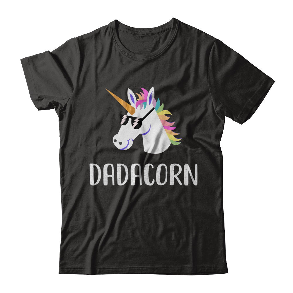 Unicorn Dad And Baby Dadacorn Daddy Fathers Day Gift T-Shirt & Hoodie | Teecentury.com