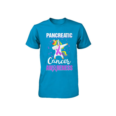 Inspirational Pancreatic Cancer Awareness Unicorn Support Youth Youth Shirt | Teecentury.com