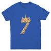 7th Birthday Girl 7 Years Old Awesome Unicorn Flower Youth Youth Shirt | Teecentury.com