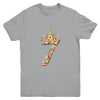 7th Birthday Girl 7 Years Old Awesome Unicorn Flower Youth Youth Shirt | Teecentury.com