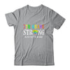 7th Grade Strong No Matter Distance Virtual Learning T-Shirt & Hoodie | Teecentury.com