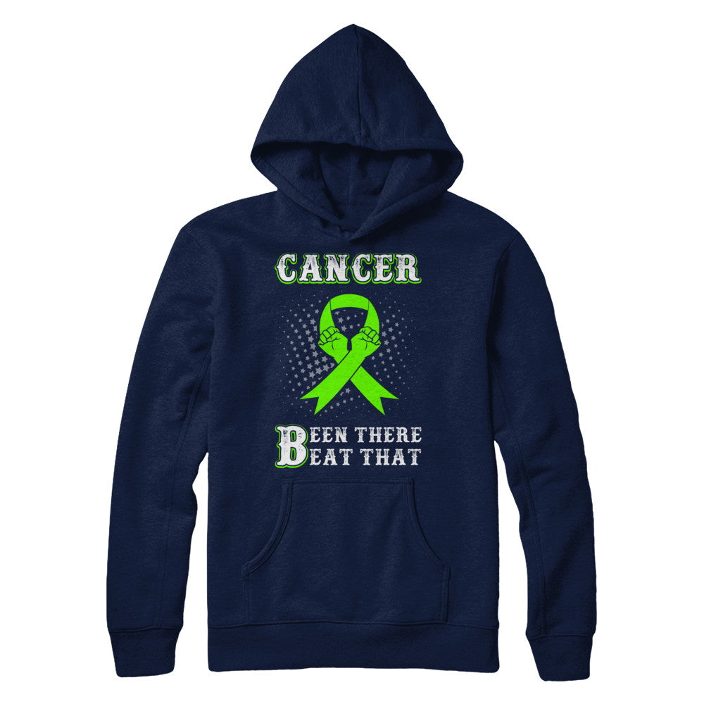 Liver Cancer Been There Beat That Awareness Green Ribbon T-Shirt & Hoodie | Teecentury.com