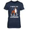 I Hear You I'm Just Not Listening Funny Pitbull T-Shirt & Hoodie | Teecentury.com
