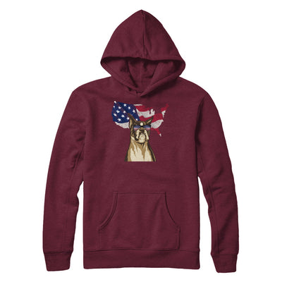 Funny Patriot Boxer Dog 4Th Of July American Flag T-Shirt & Hoodie | Teecentury.com