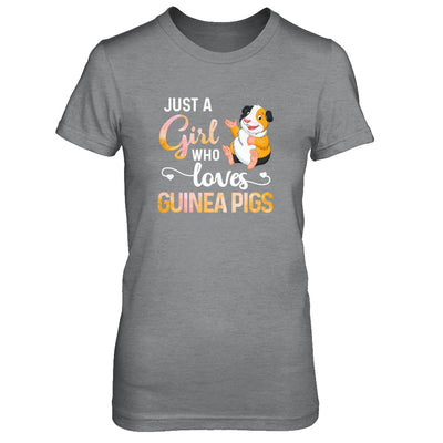 Just A Woman Who Loves Guinea Pigs T-Shirt & Tank Top | Teecentury.com