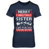 Merry Christmas Sister A Gift From Your Brother Sweater T-Shirt & Sweatshirt | Teecentury.com