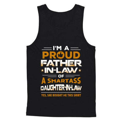 Proud Father-In-Law Of A Smartass Daughter-In-Law T-Shirt & Hoodie | Teecentury.com