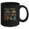 80th Birthday 80 Years Old Legendary Since December 1942 Mug Coffee Mug | Teecentury.com