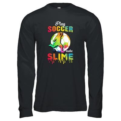 Play Soccer Make Slime Watercolor For Girl Women T-Shirt & Tank Top | Teecentury.com