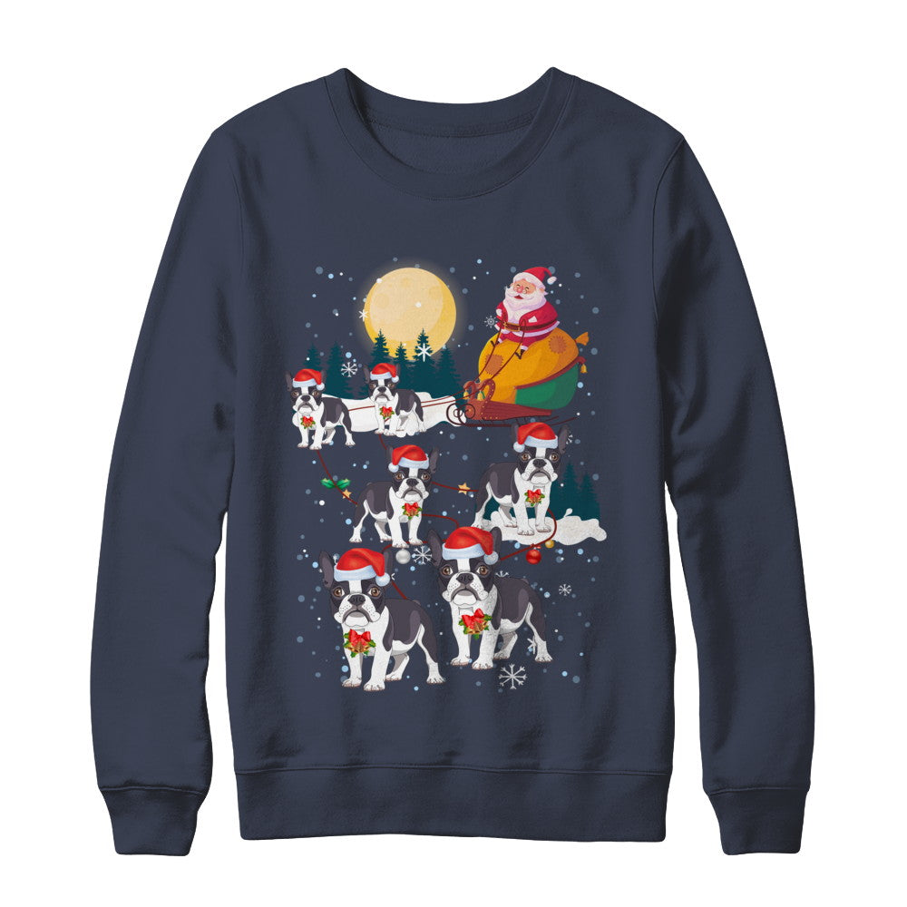 Dog Reindeer Bulldog Christmas Gift T-Shirt & Sweatshirt | Teecentury.com