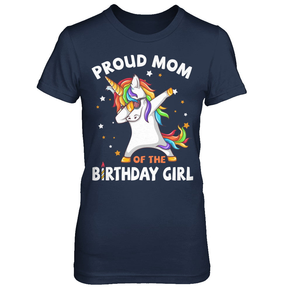 Mom of the birthday girl best sale unicorn shirt