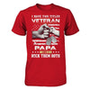 I Have Two Titles Veteran And Papa T-Shirt & Hoodie | Teecentury.com