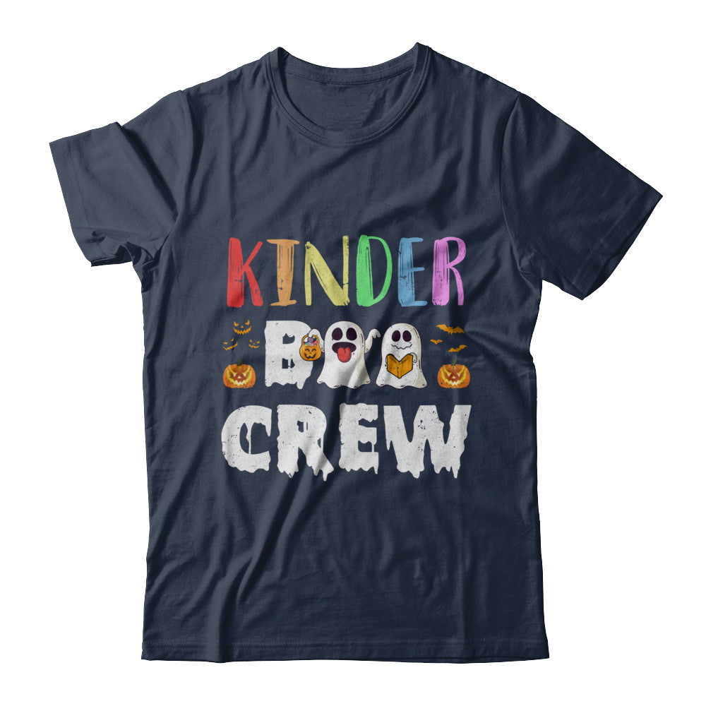 Cute Boo Crew Kindergarten Teacher Halloween T-Shirt & Hoodie | Teecentury.com