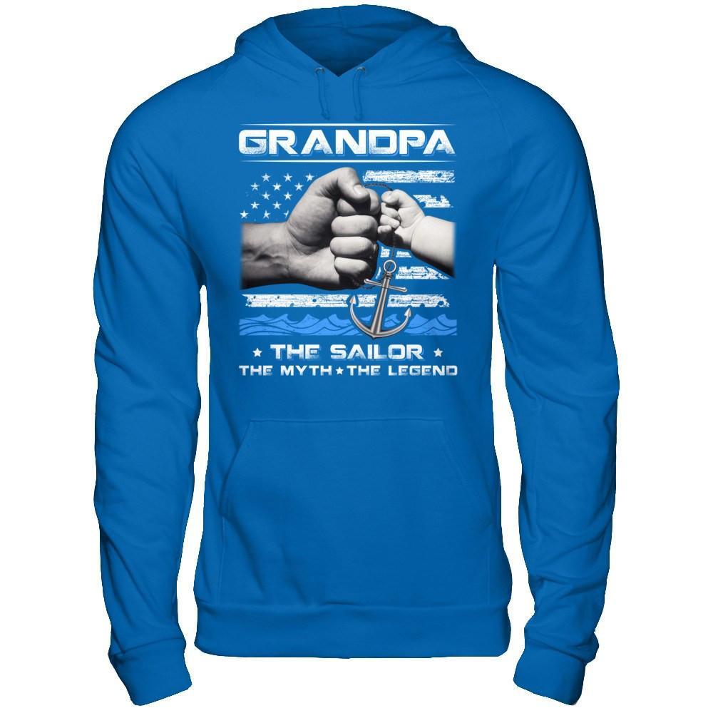Veteran Grandpa The Sailor The Myth The Legend T-Shirt & Hoodie | Teecentury.com