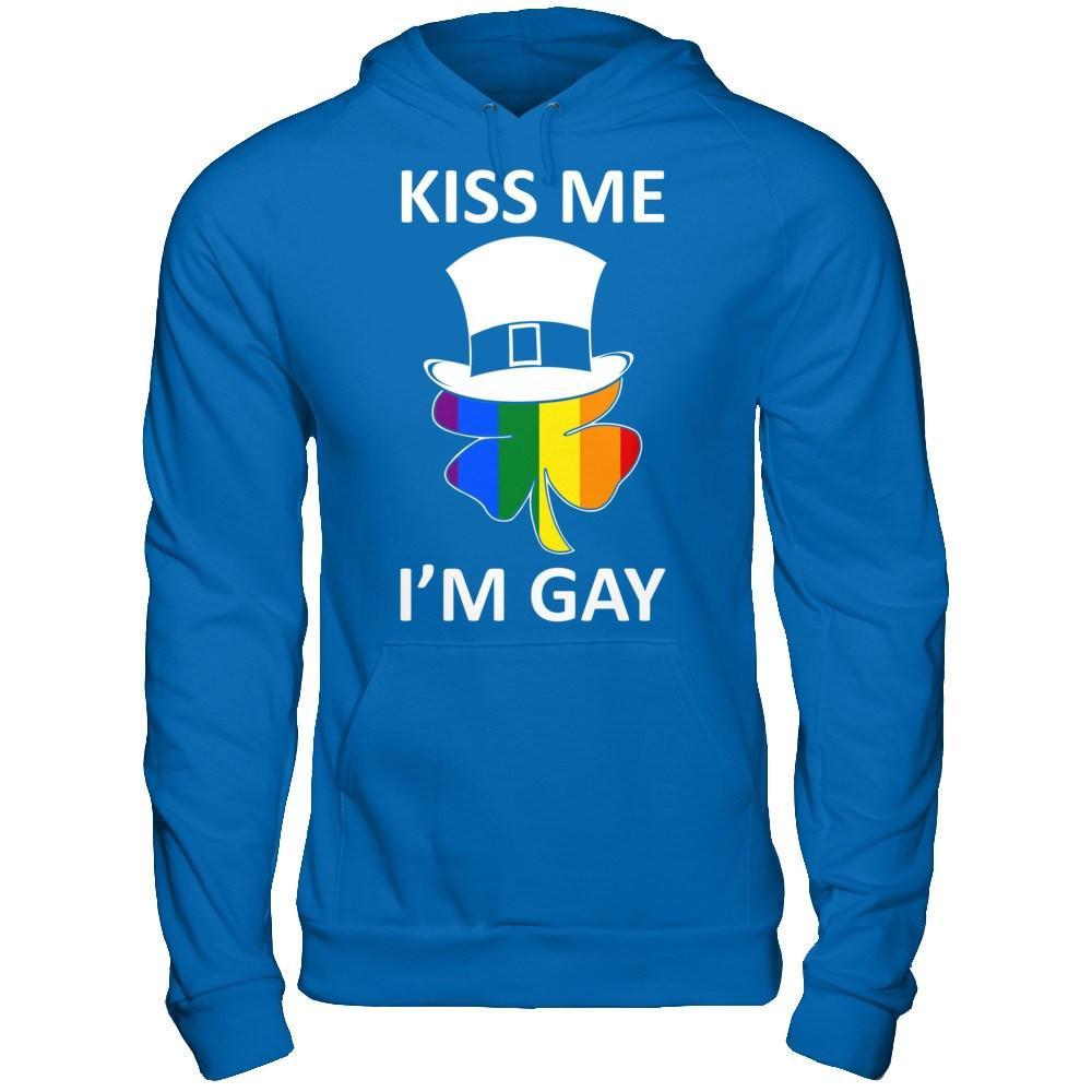 Kiss Me I'm Gay Lgbt St Patrick's Day T-Shirt & Hoodie | Teecentury.com