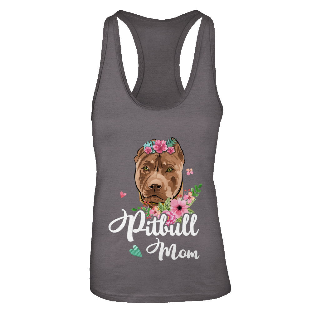 Pit bull Mom Funny Dog Mom Gift Idea T-Shirt & Tank Top | Teecentury.com