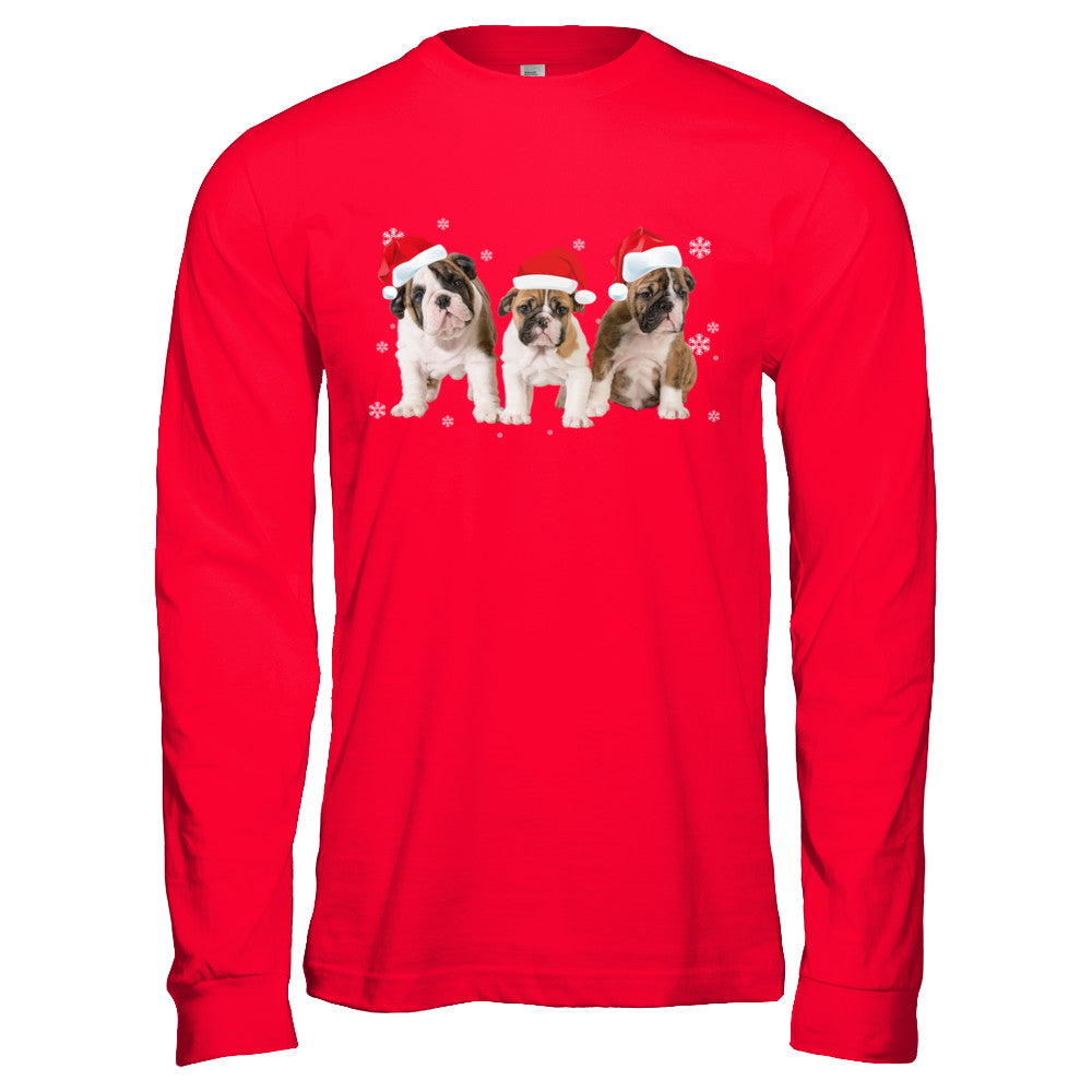 Funny Bulldogs Puppies Christmas Dog Gift T-Shirt & Hoodie | Teecentury.com
