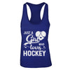 Just A Girl Who Loves Hockey T-Shirt & Tank Top | Teecentury.com