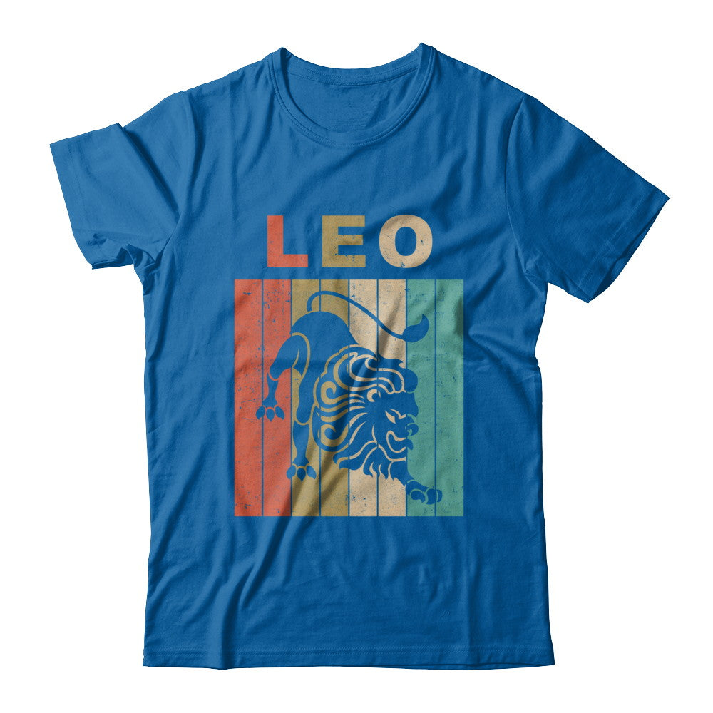 Vintage Leo Zodiac July August Birthday Gift T-Shirt & Hoodie | Teecentury.com