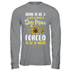 Born To Be A Stay At Home Dog Mom Forced Work Sunflower T-Shirt & Hoodie | Teecentury.com