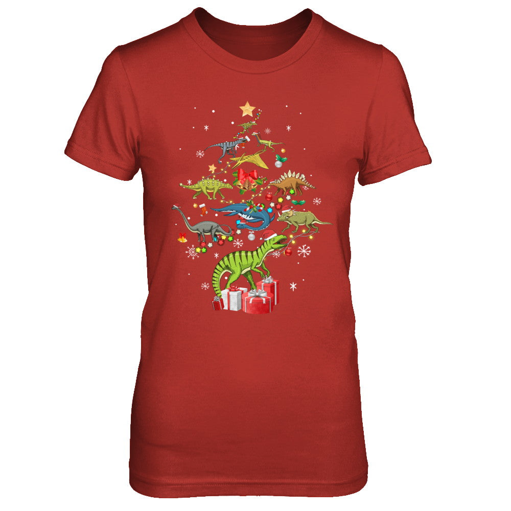 Tree Rex Funny Dinosaur Christmas Tree Kids Gift T-Shirt & Sweatshirt | Teecentury.com