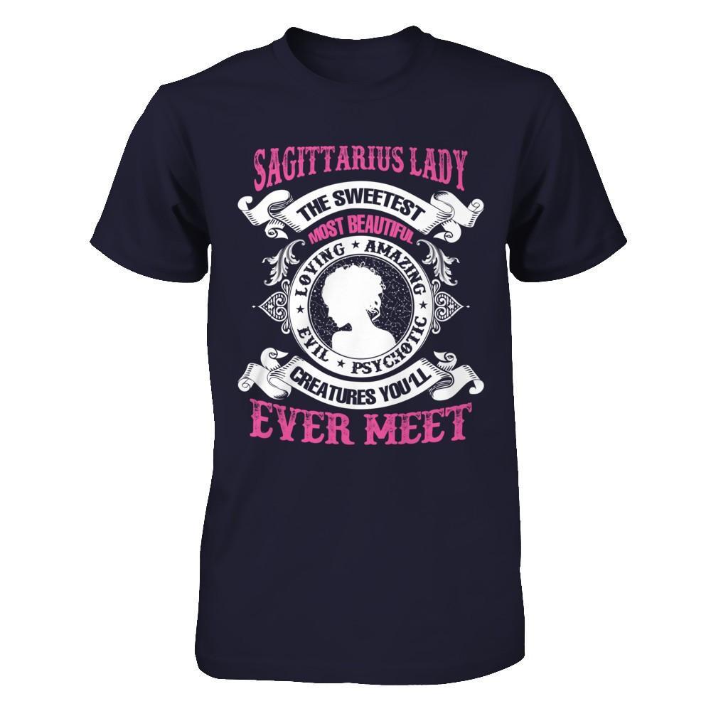 Sagittarius Lady The Sweetest Most Beautiful Love Amazing T-Shirt & Hoodie | Teecentury.com