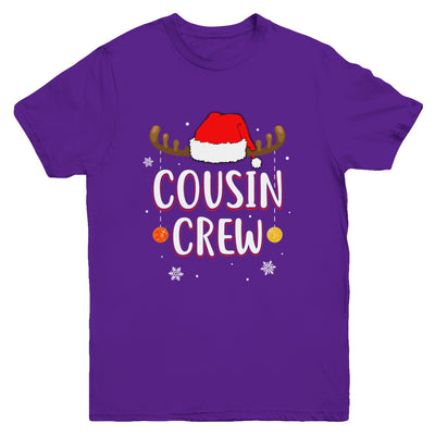 Cousin Crew Reindeer Matching Family Christmas Youth Youth Shirt | Teecentury.com