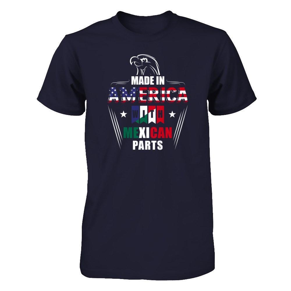 Made In America With Mexican Part T-Shirt & Hoodie | Teecentury.com