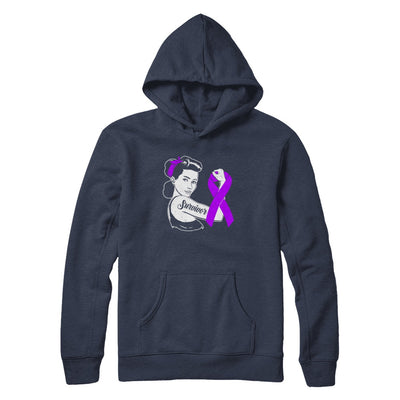 We Can Cure It Purple Alzheimer's Awareness Survivor T-Shirt & Hoodie | Teecentury.com