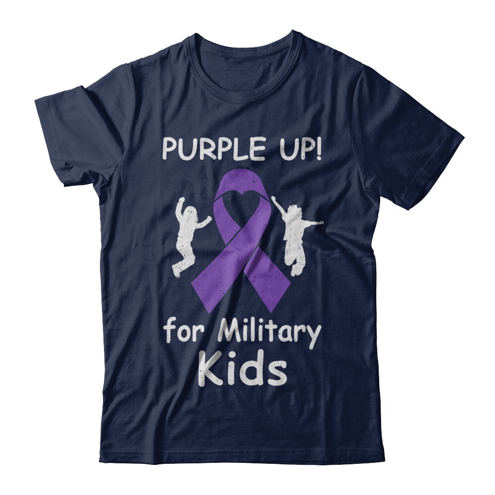 Purple Up For Month Of The Military Kids T-Shirt & Hoodie | Teecentury.com