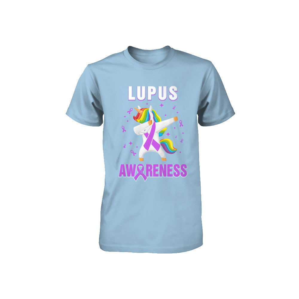 Inspirational Lupus Awareness Unicorn Support Youth Youth Shirt | Teecentury.com