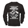 I Asked God For A Best Friend He Sent Me My Granddaughter T-Shirt & Hoodie | Teecentury.com