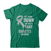 Not Going Down Without A Fight Diabetes Awareness Warrior T-Shirt & Hoodie | Teecentury.com