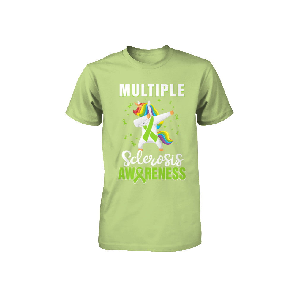 Inspirational Multiple Sclerosis Awareness Unicorn Support Youth Youth Shirt | Teecentury.com