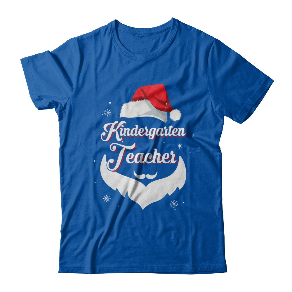 Kindergarten Teacher Claus Matching Christmas Santa T-Shirt & Sweatshirt | Teecentury.com